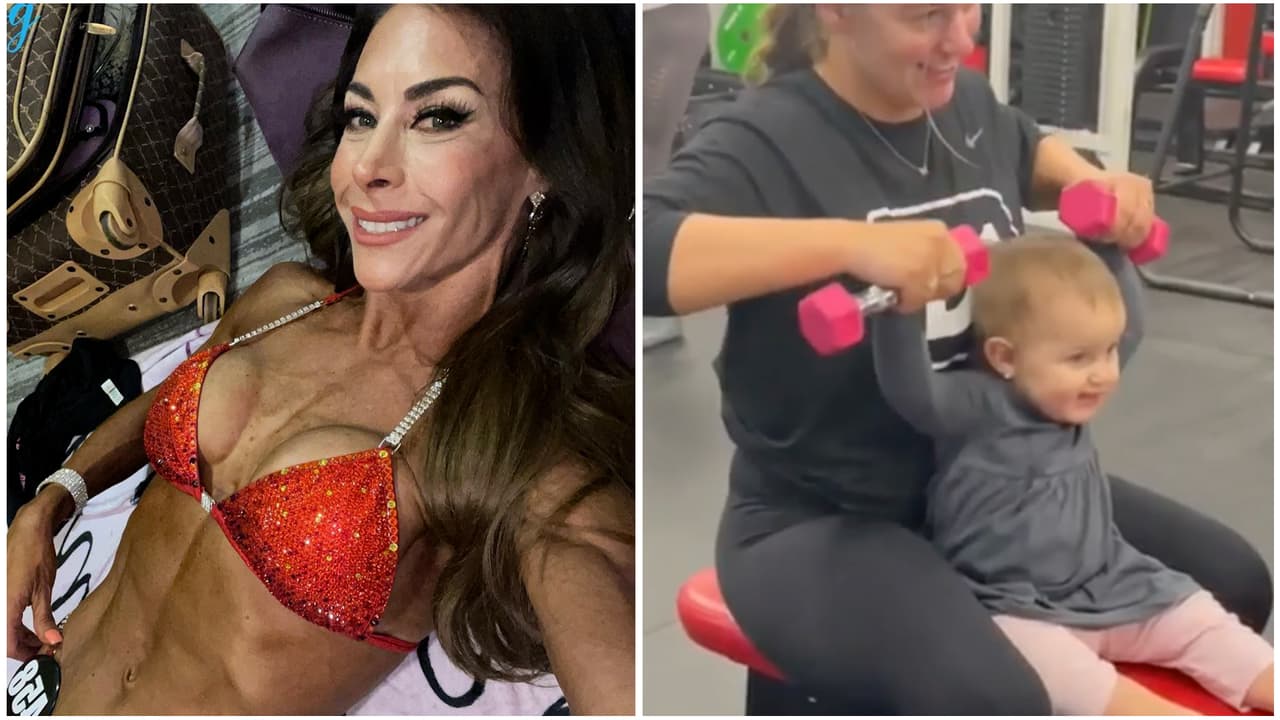 Nieta de Vanessa Guzmán ya 'levanta' pesas con solo un año y 'sigue' los pasos de su abuela