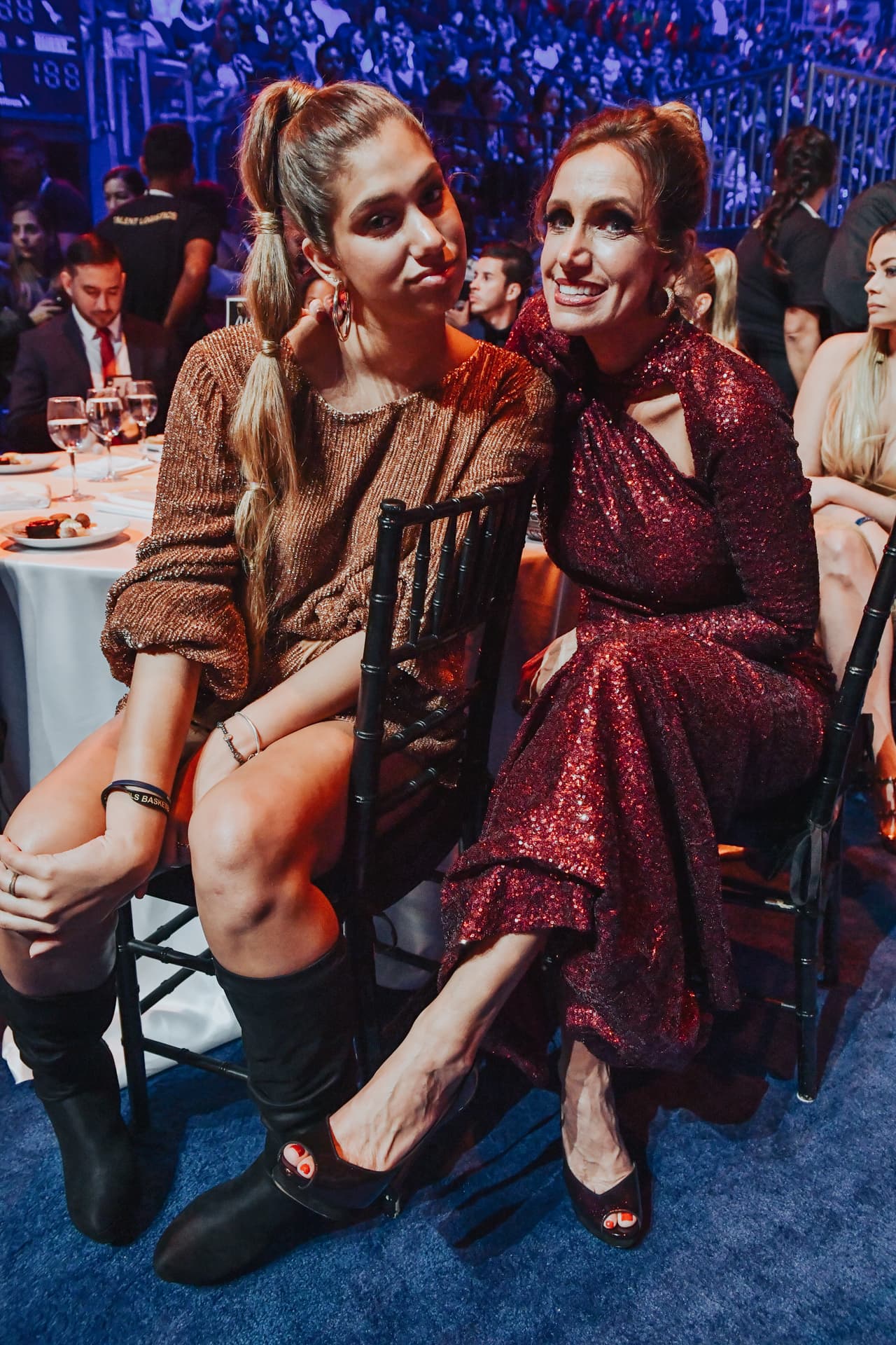 Madre e hija compartieron una noche muy especial, tal y como es la gala de Premio Lo Nuestro.
<br>