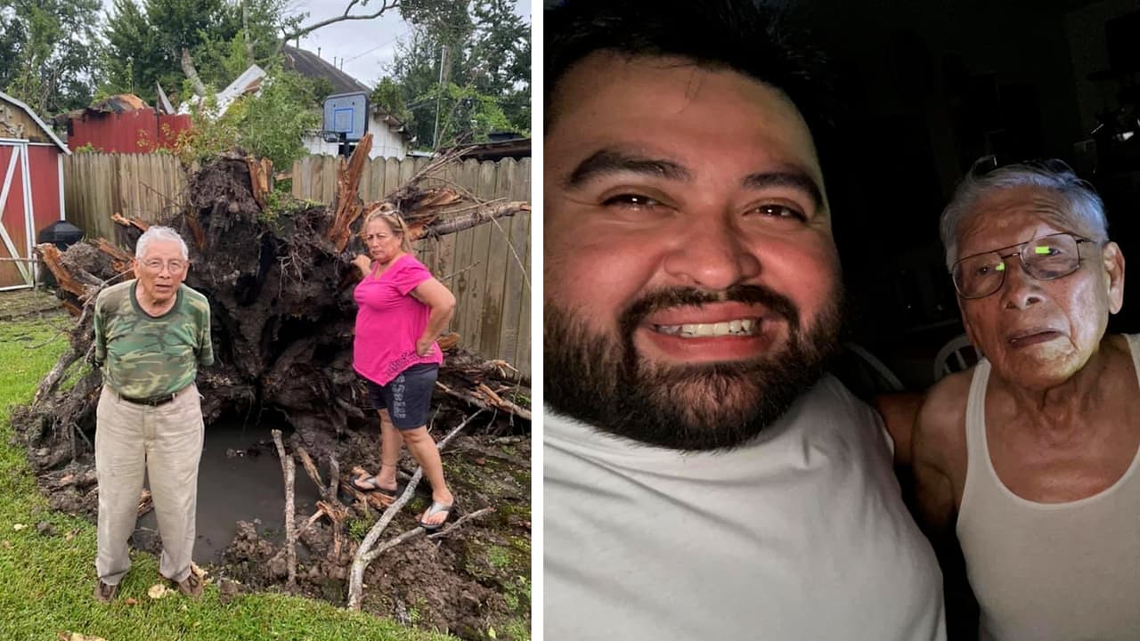 La casa de José Rodríguez, veterano de guerra se vio afectada por el paso de 
<b><a href="https://www.univision.com/local/houston-kxln/tormenta-tropical-nicholas-centros-servicios-multiples-houston-ayuda-texas">Nicholas,</a></b> un árbol cayo y provocó que perdiera la electricidad. Sus vecinos se ha unido para ofrecerle ayuda.