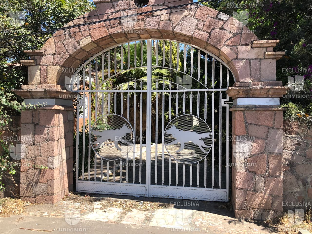 El ‘Lobo Plateado’ tiene una hacienda, un sitio para animales y un enorme jardín. El nombre se debe al escudo familiar del apellido Joaquín que tiene dos lobos.