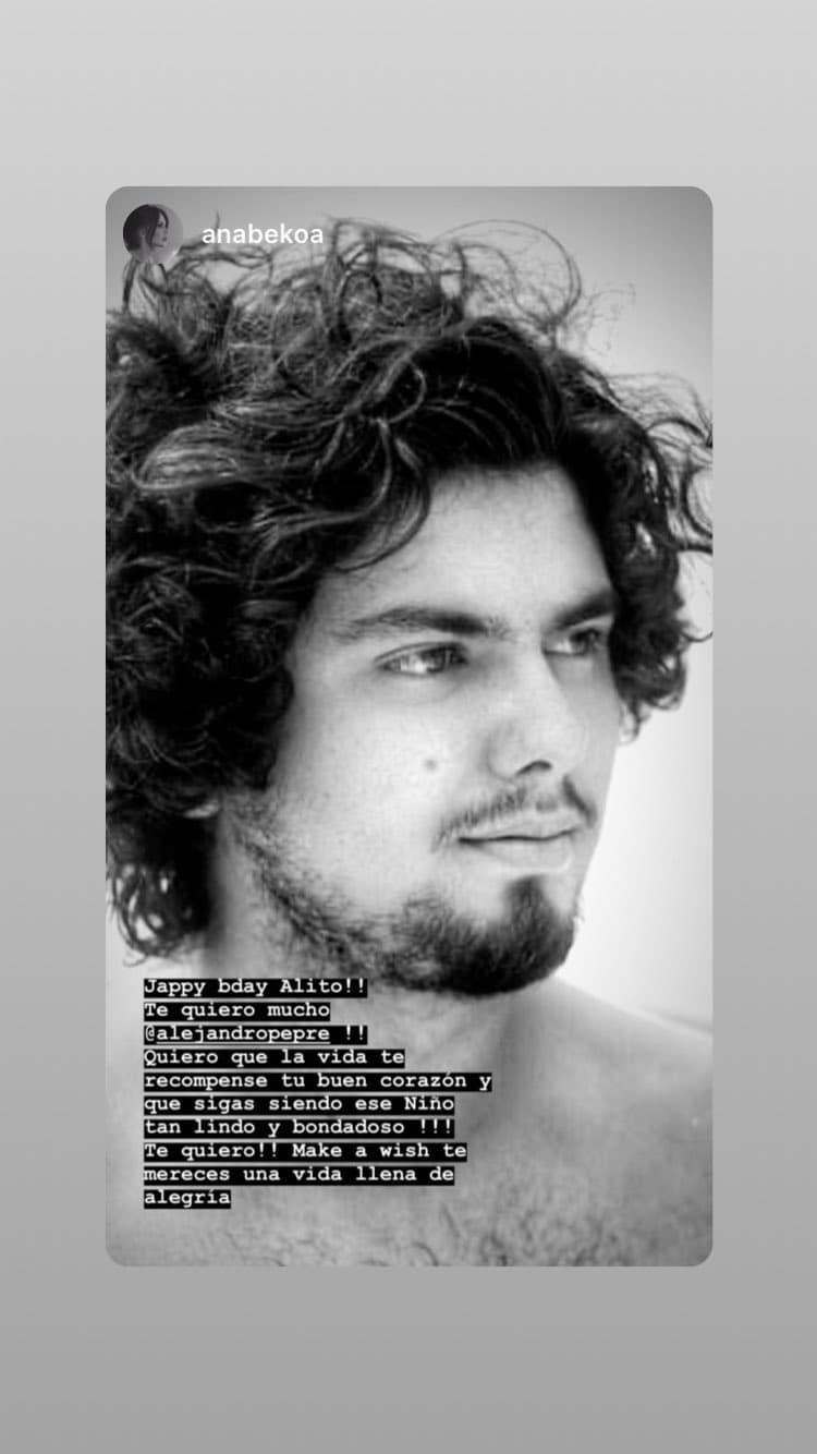 La actriz Ana Bekoa también le mandó un mensaje de felicitación a través de Instagram, quien a juzgar por su mensaje, revela que tienen una buena amistad.