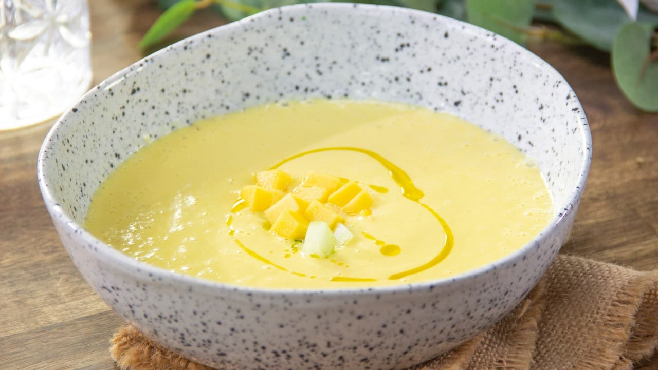  Gazpacho de mango: fácil, rápido y muy fresco