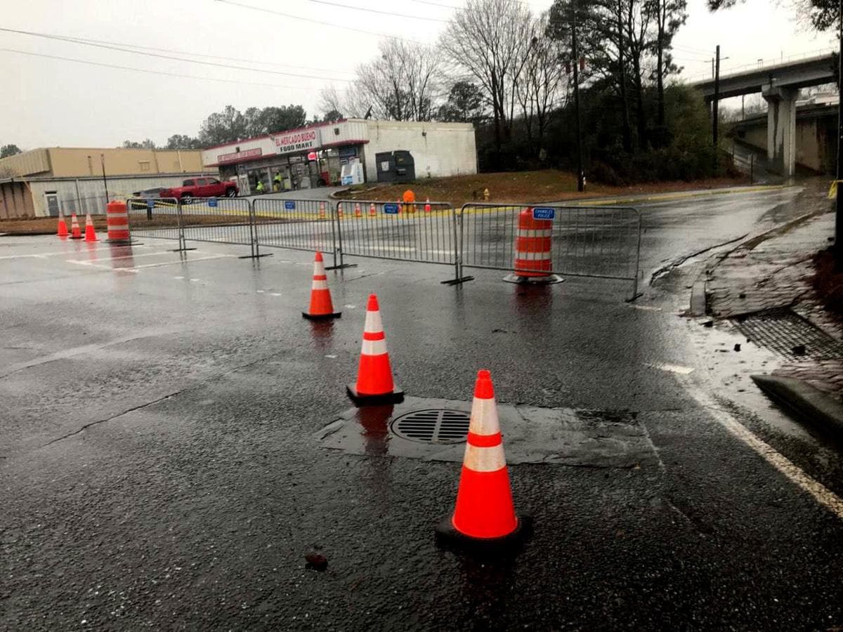 Informaron que trabajan para despejar la zona.