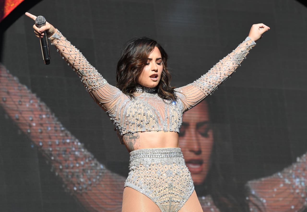 Demi Lovato, 2016, Global Citizen Festival in Central Park.