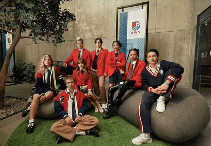 El elenco de la nueva 'Rebelde' de Netflix.