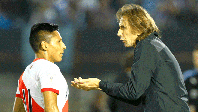 Gareca elogió la actuación de Ruidíaz con Perú: “Me gustó todo el partido de Raúl”