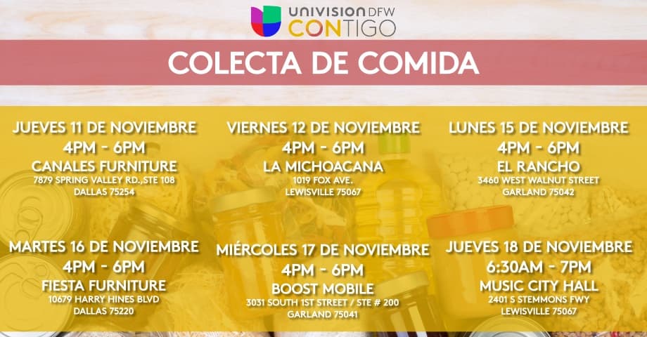 Tú puedes sumarte y donar alimentos