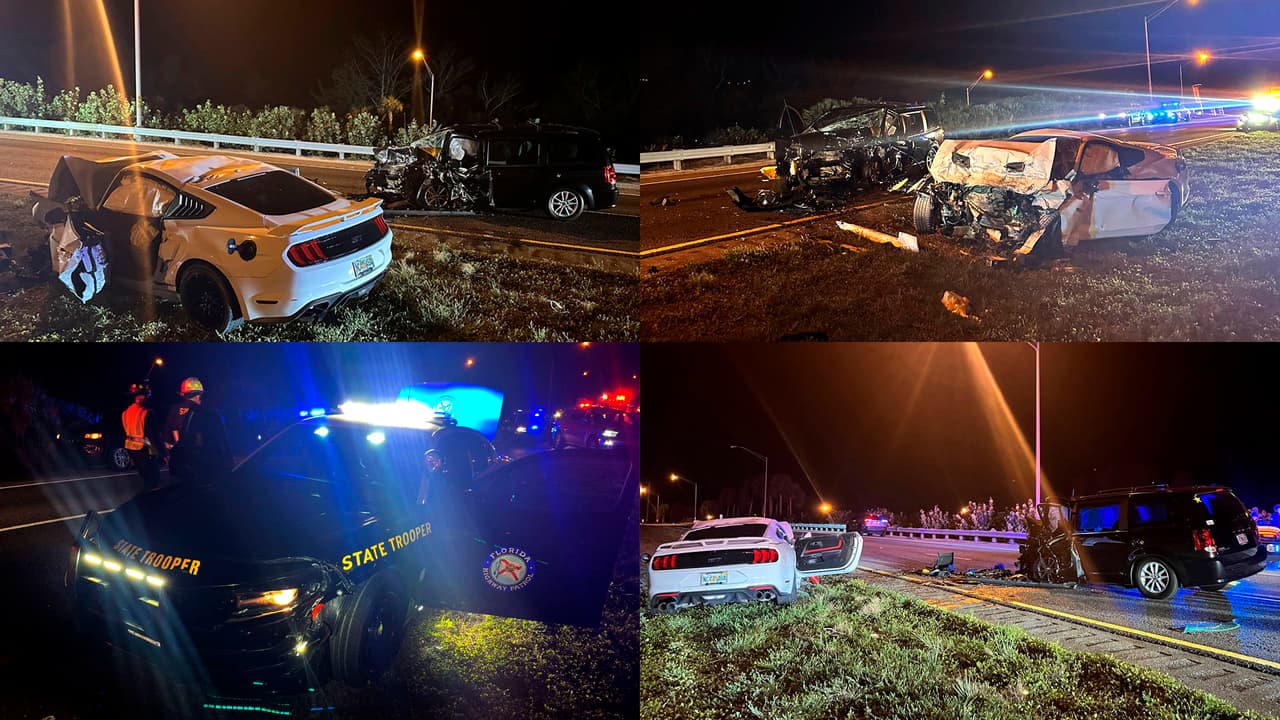 El incidente se reportó cerca de las 10:46 p.m, cuando agentes de la Oficina del Sheriff del condado Hillsborough solicitaron apoyo a la Patrulla de Carreteras de Florida para detener a un auto deportivo Ford Mustang que tenía reporte de robo, el cual había golpeado una patrulla local y se había dado a la fuga a gran velocidad.