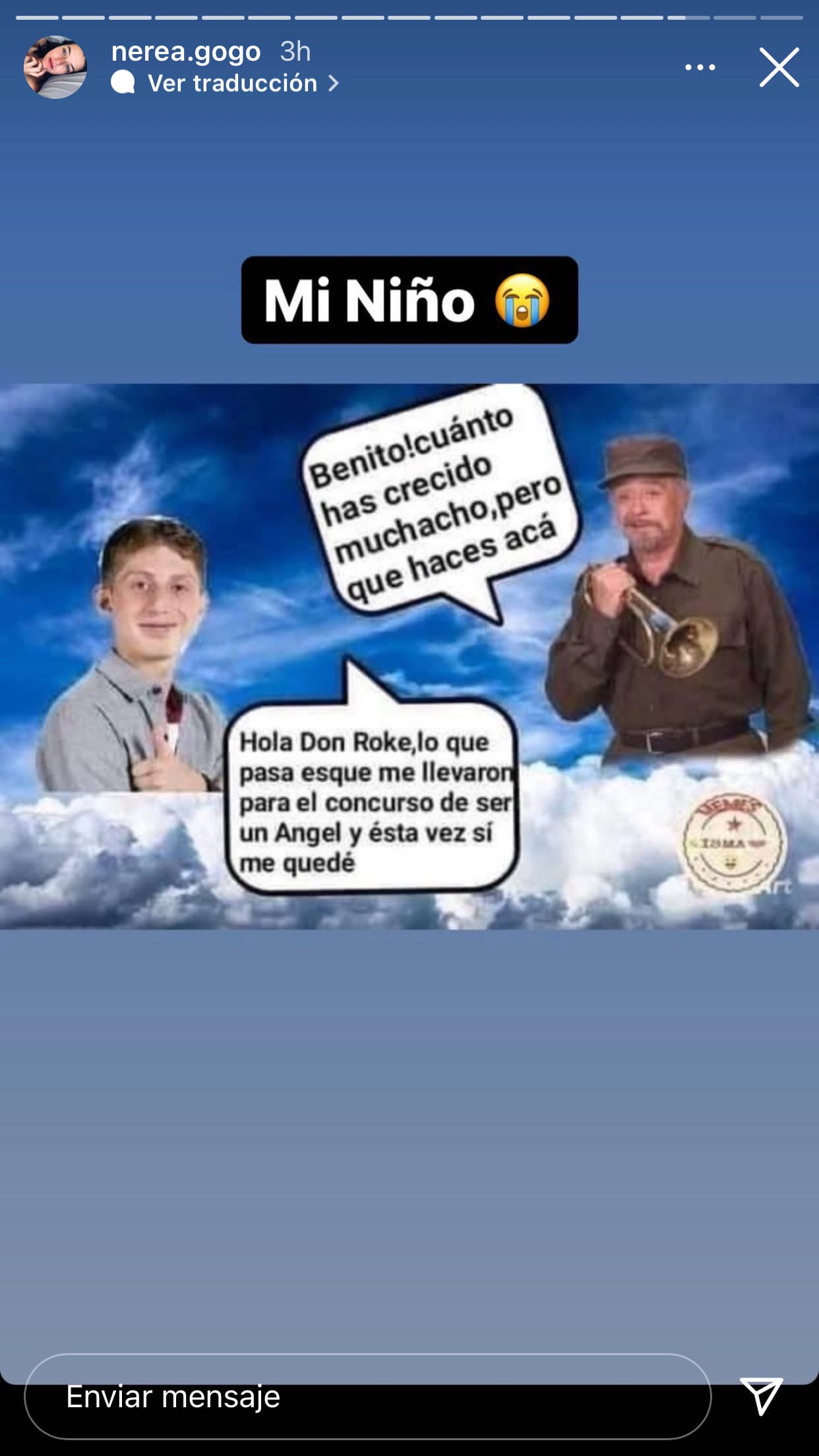 En algunos mensajes que ha publicado ha dejado al descubierto cómo lo llamaba: "Mi papi hermoso" y "mi niño". 
<br>