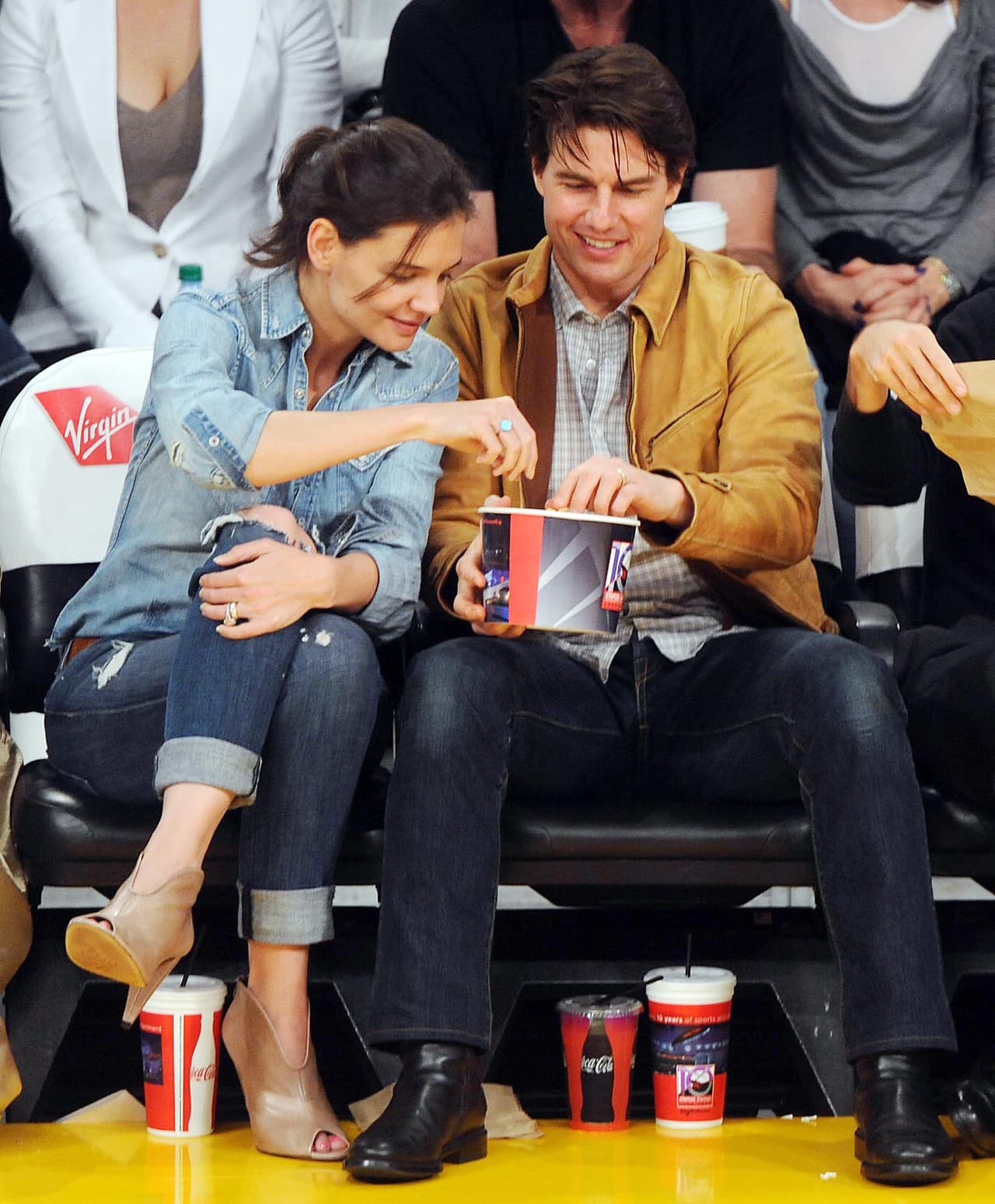 La boda se realizó según el rito de la Iglesia de la Cienciología, secta a la que ambos pertenecían.