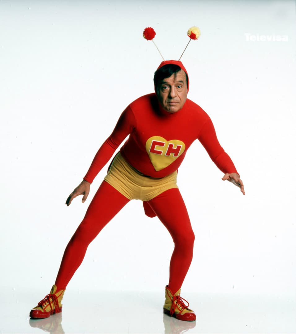 En México, a las cosas de color rojo se les decía 'Coloradas', por ello el nombre del Chapulín. Pero cuando Chespirito creó al personaje tenía pensado otro color para este divertidísimo héroe.