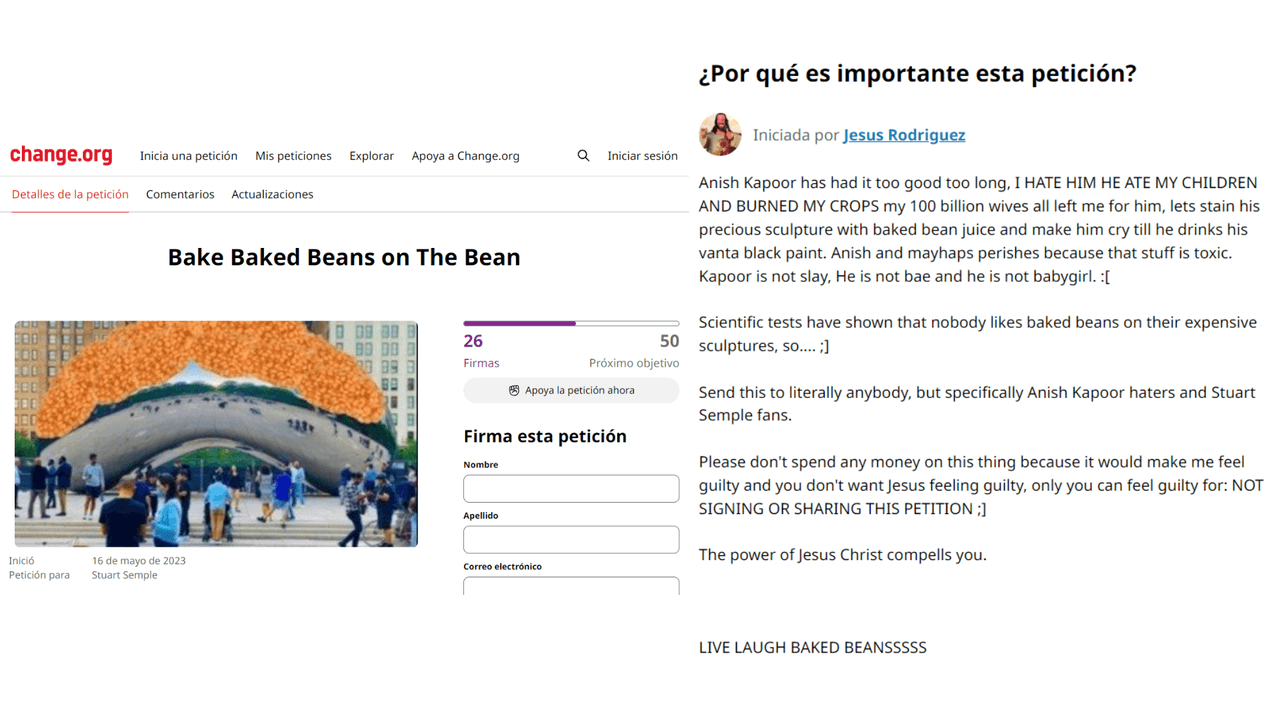 Las peticiones más absurdas de Change.org