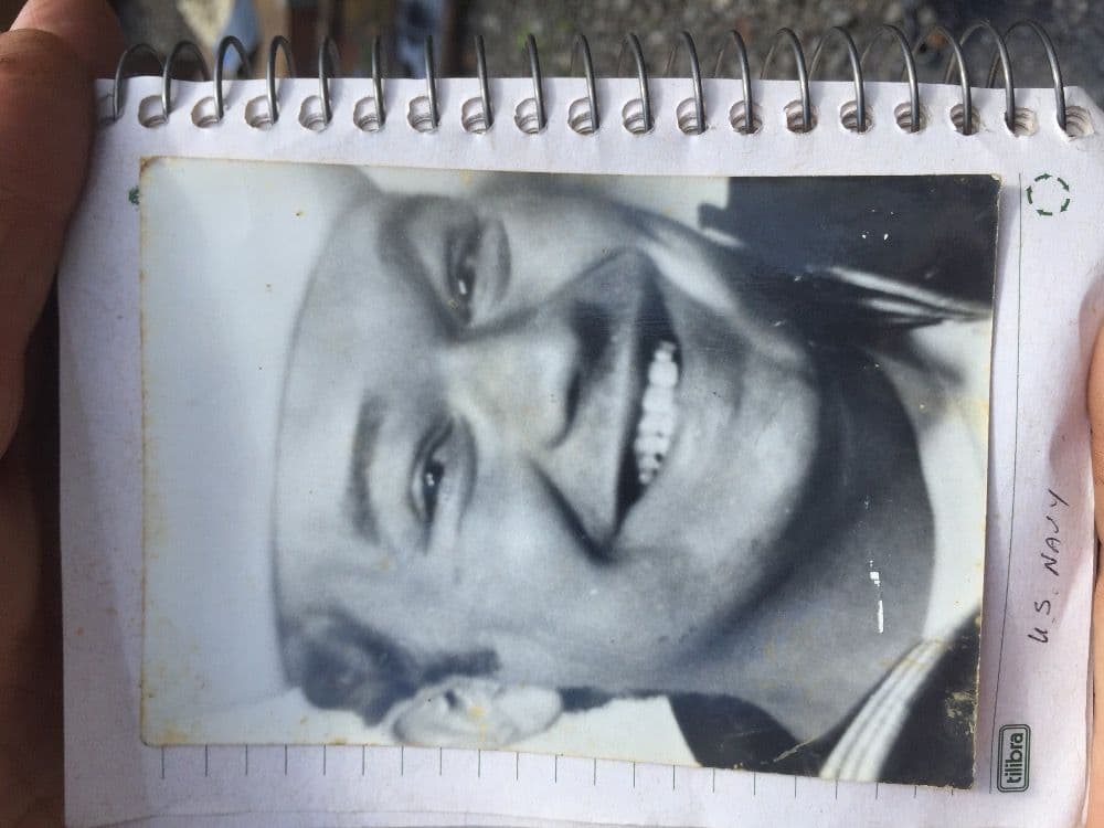 Foto de Will Davies durante sus años en la Marina en los años 70 publicada en su página
<a href="https://www.gofundme.com/helpwillied">GoFundMe</a>