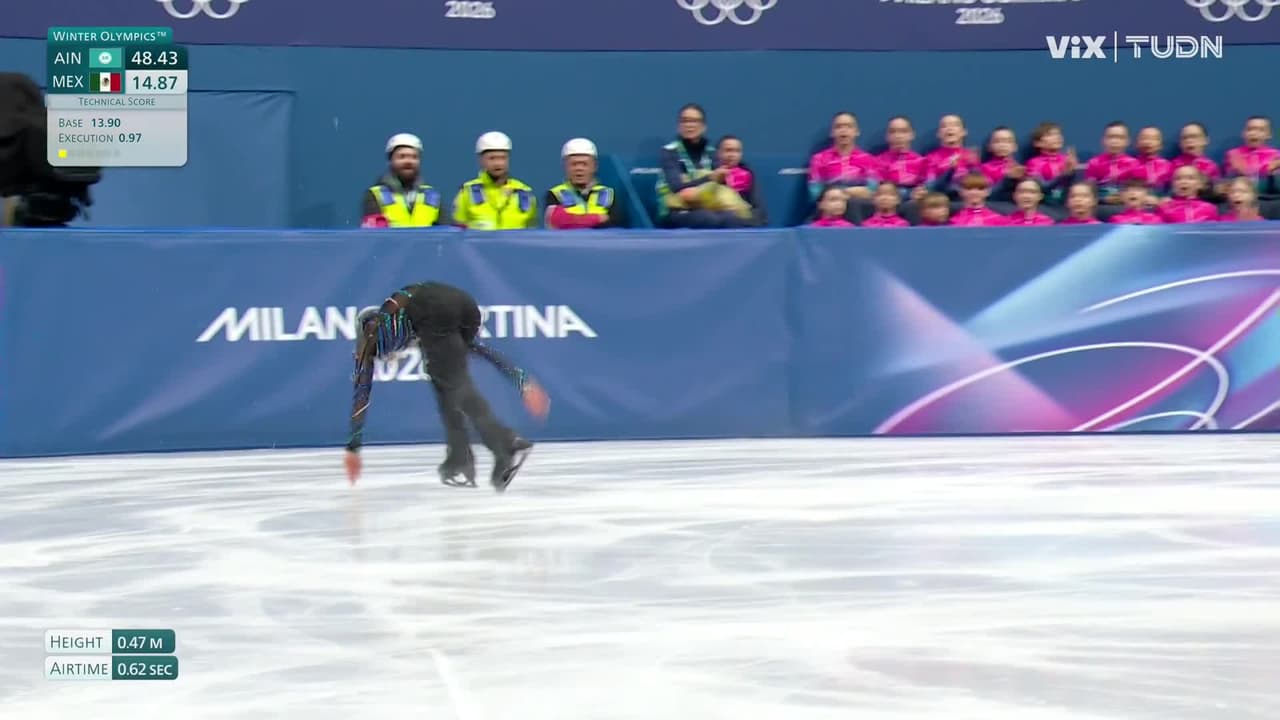 ¡No puede ser! Donovan Carrillo comete error y cae