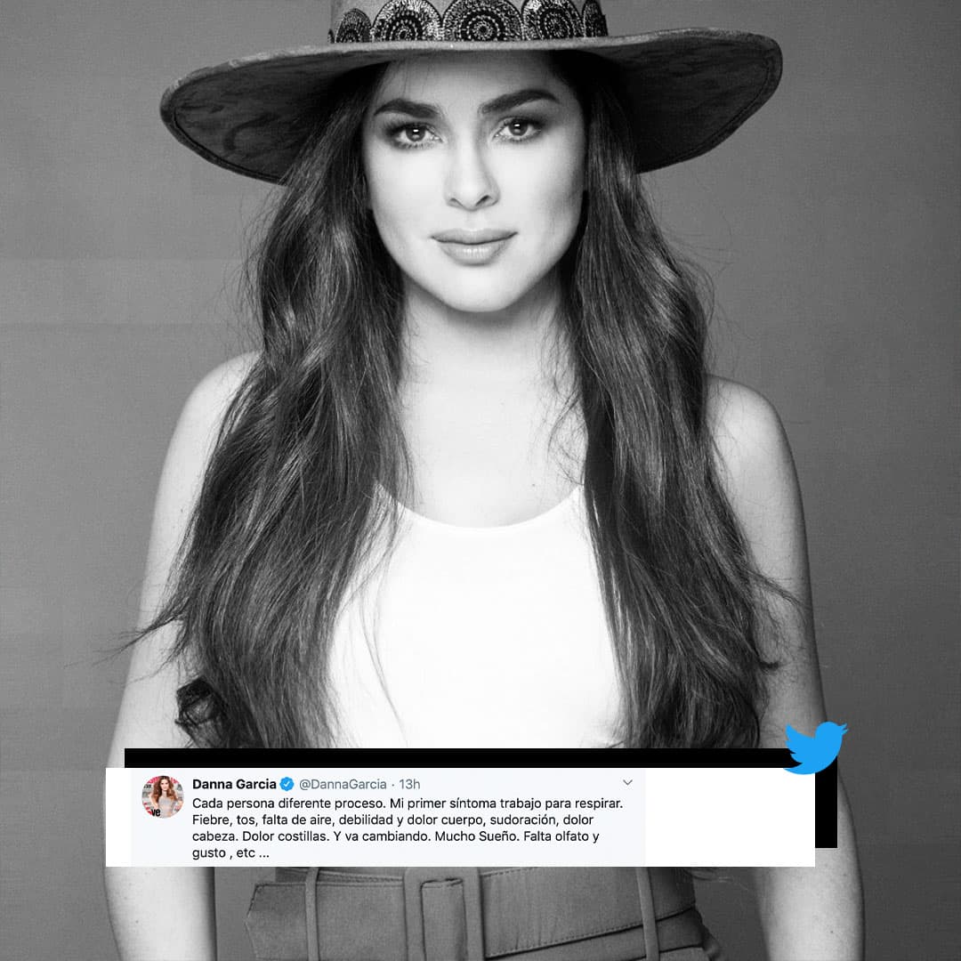 “Mi primer síntoma fue que me costaba trabajo para respirar. Fiebre, tos, falta de aire, debilidad, dolor de cuerpo, sudoración, dolor de cabeza y dolor de costillas”, escribió la actriz.