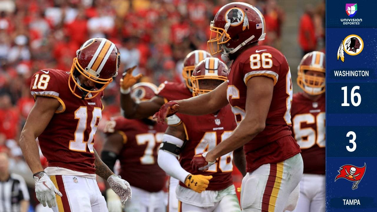 <b>Washington 16-3 Tampa Bay</b>. Pese a que los Bucs registraron más de 500 yardas apenas produjeron tres puntos y tuvieron cuatro pérdidas de balón. Eso los Redskins lo capitalizaron a plenitud para ganar.