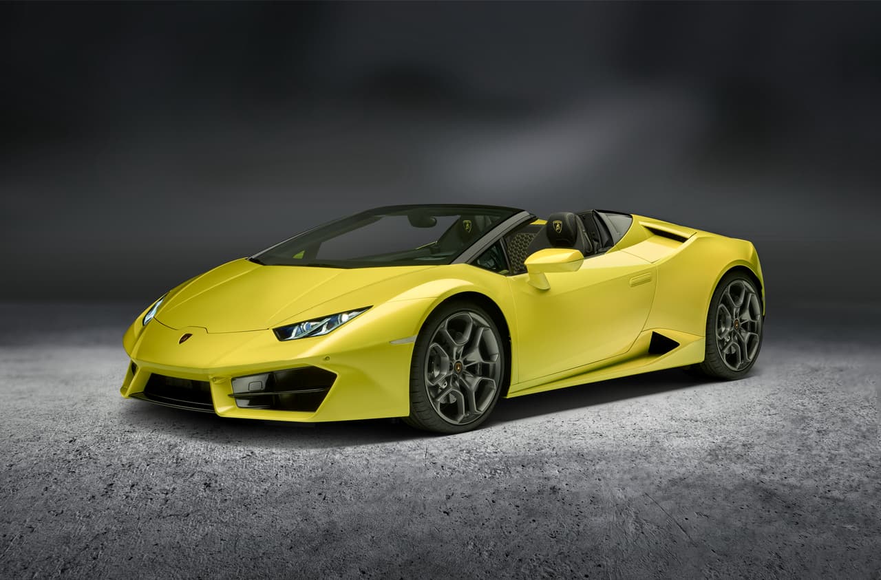 Lamborghini pisa fuerte en Los Angeles con el nuevo Huracán RWD Spyder