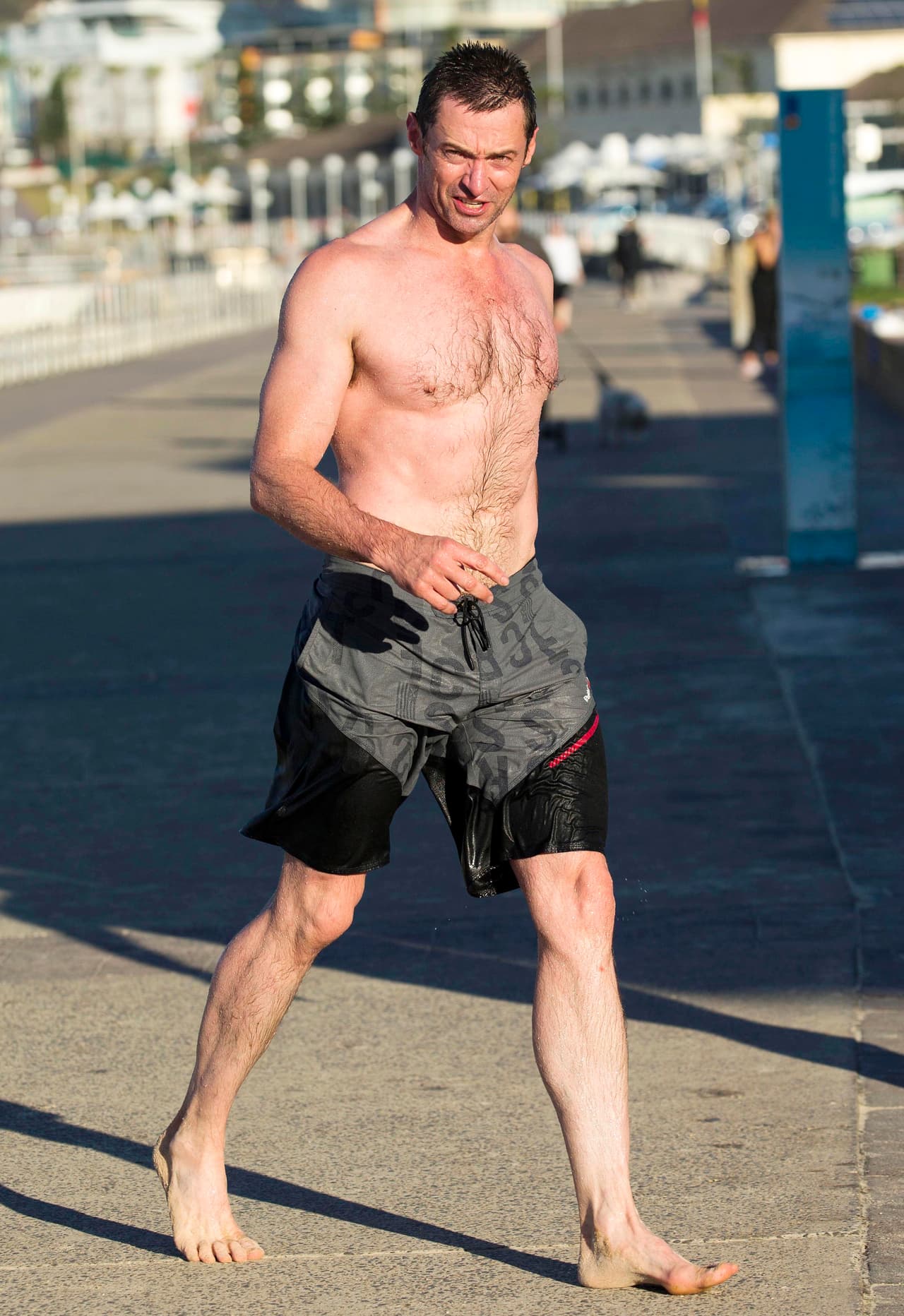 Ahora no lo acompañó su amada esposa.