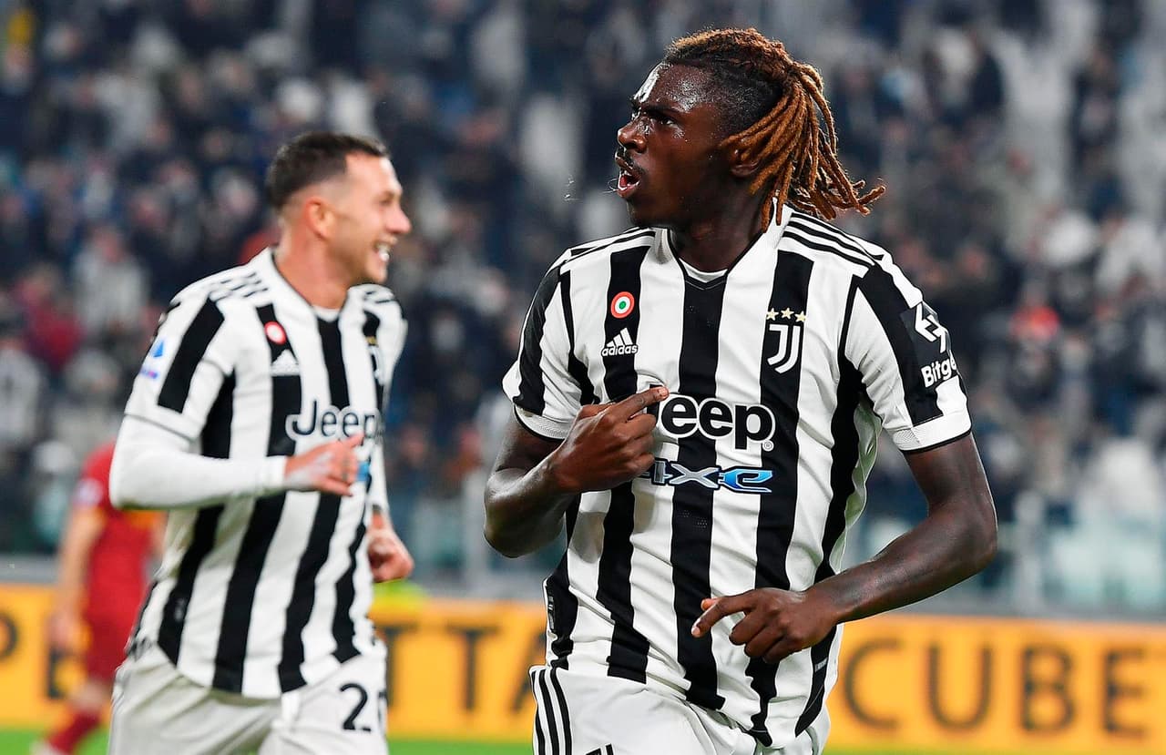 Juventus se impone a la Roma de Mourinho 1-0 con gol de Moise Kean al minuto 16' del primer tiempo, durante la octava jornada en la Serie A.