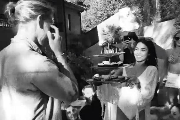 “Feliz cumpleaños, bebé. 24 va a ser un año bueno”, fue el texto que acompañó a esta imagen.