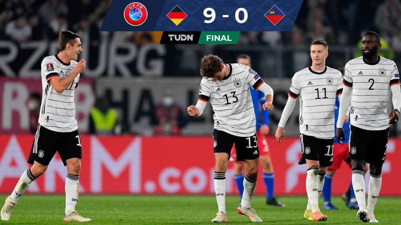 ¡Un gol tras otro! Alemania no tuvo piedad con Liechtenstein