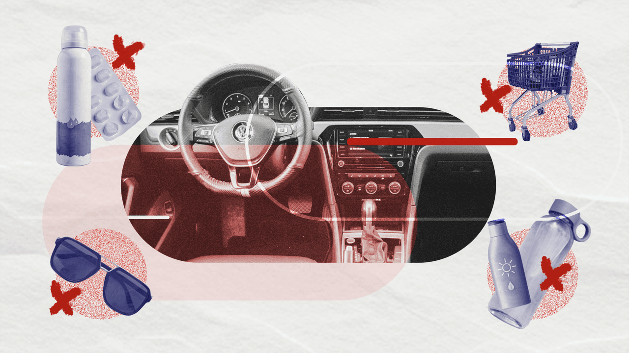 Ante el intenso calor, estos son los artículos que no debes dejar dentro de tu auto