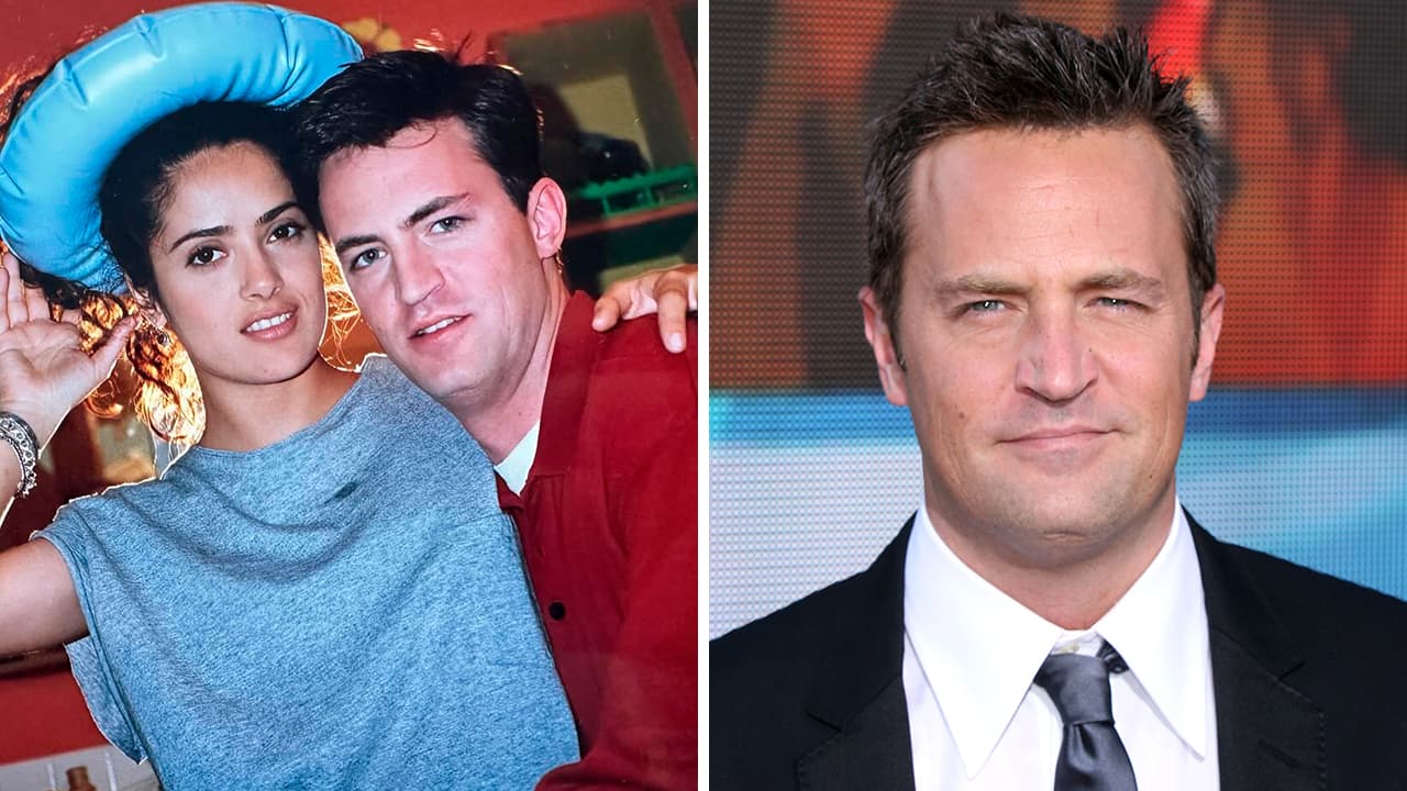 Salma Hayek le hizo una rara petición a Matthew Perry cuando lo conoció: su amistad duró 20 años