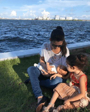 La llegada de Gael cambió la rutina de su familia y hasta de su hija Giulietta, quien ha demostrado ser una gran hermana mayor.