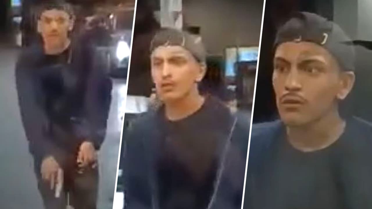 Hombre dispara contra las ventanas de una tienda para rescatar a su cómplice en un robo 