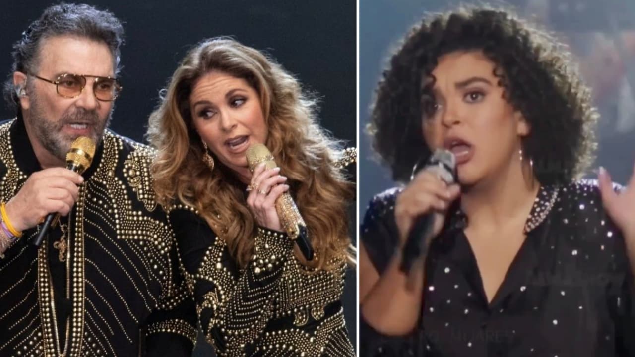 Lucero 'regaña' a su hija en pleno concierto y le dice al público que son unas "señoras mitoteras"