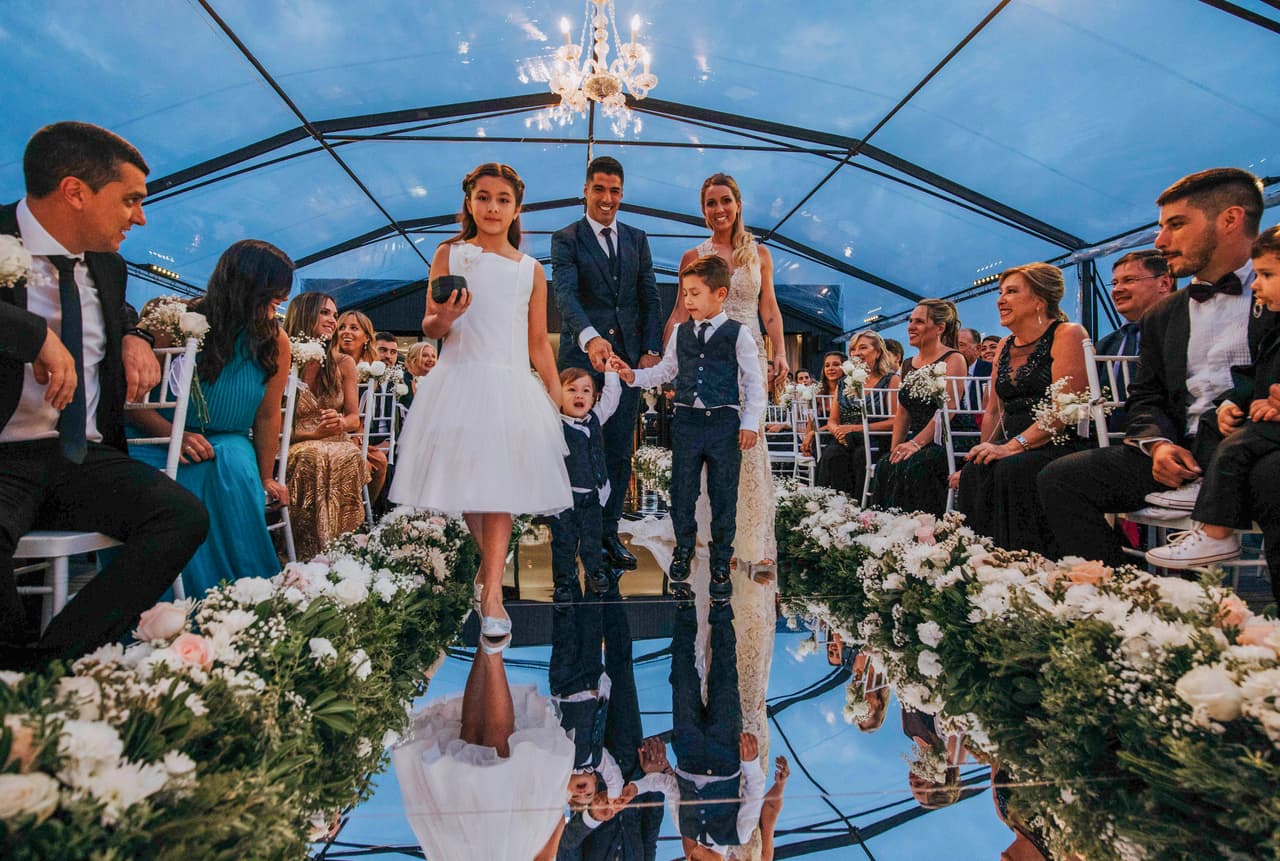 Se trató de un festejo espectacular, en el hotel Fasano (Las Piedras), en Punta del Este, Uruguay.