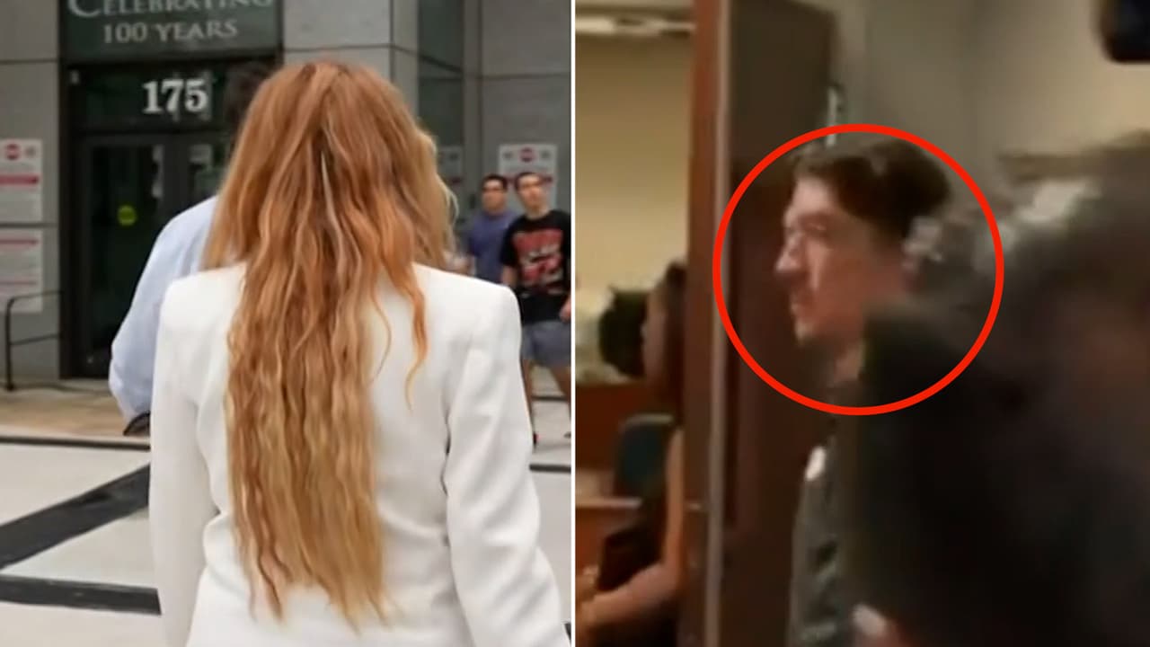 Paulina Rubio y ‘Colate’ en el inicio del juicio por su hijo Andrea Nicolás: así son captados en corte
