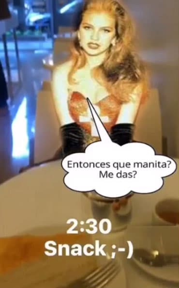 Tiene un poquillo de hambre.