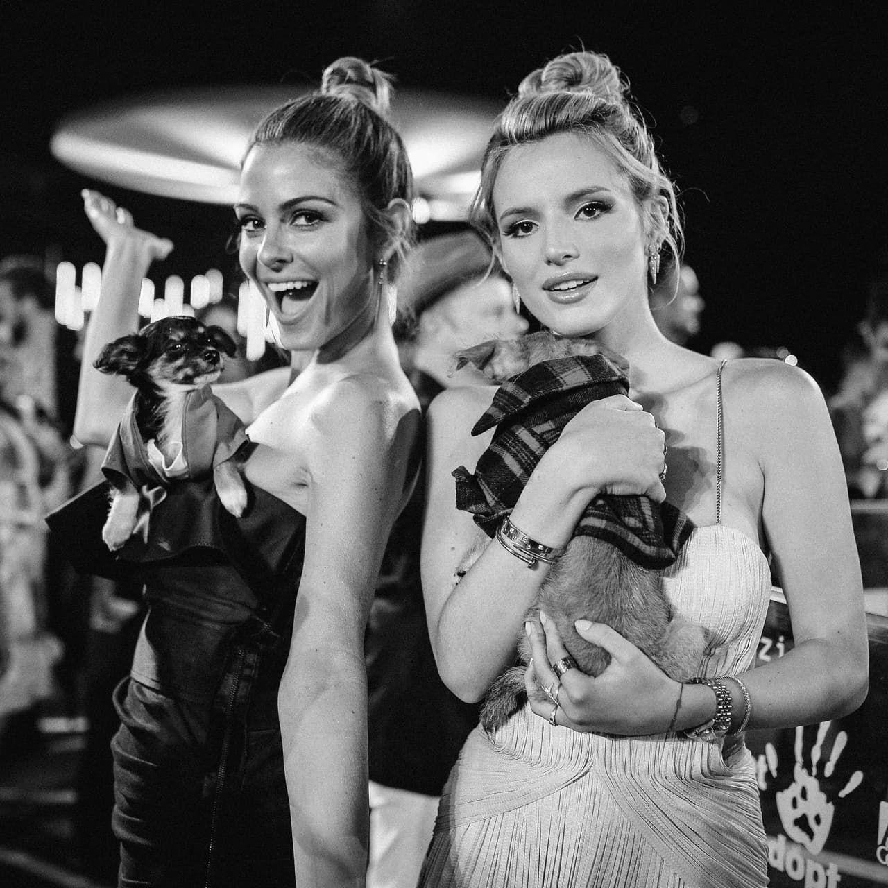 Posaron encantadas ante las cámaras.