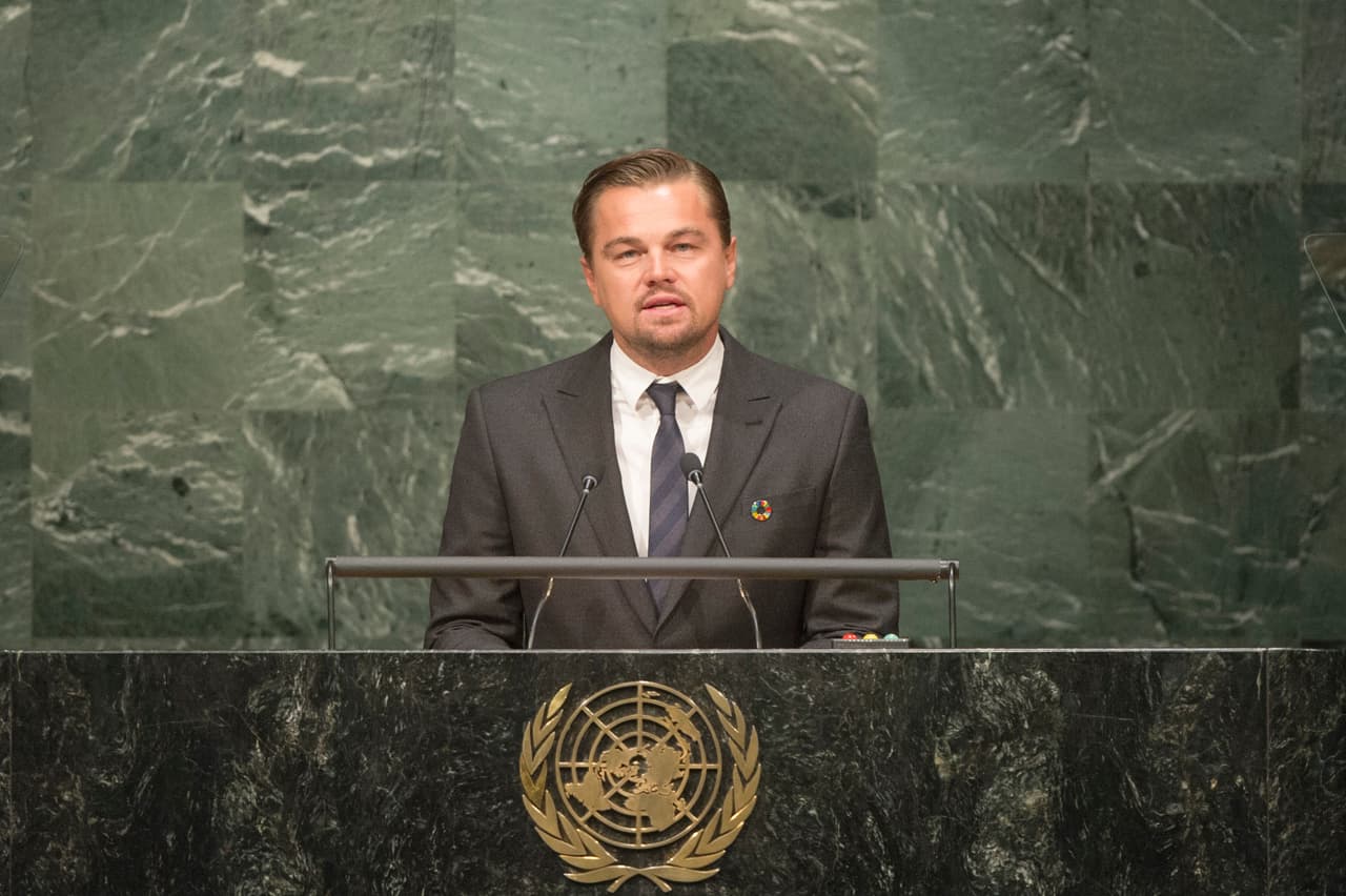 Leonardo DiCaprio y su discurso en la ONU por el cambio climático