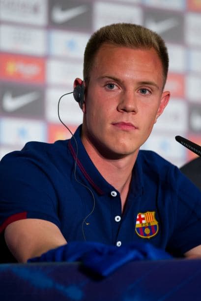 Ter Stegen fue presentado con el Barcelona