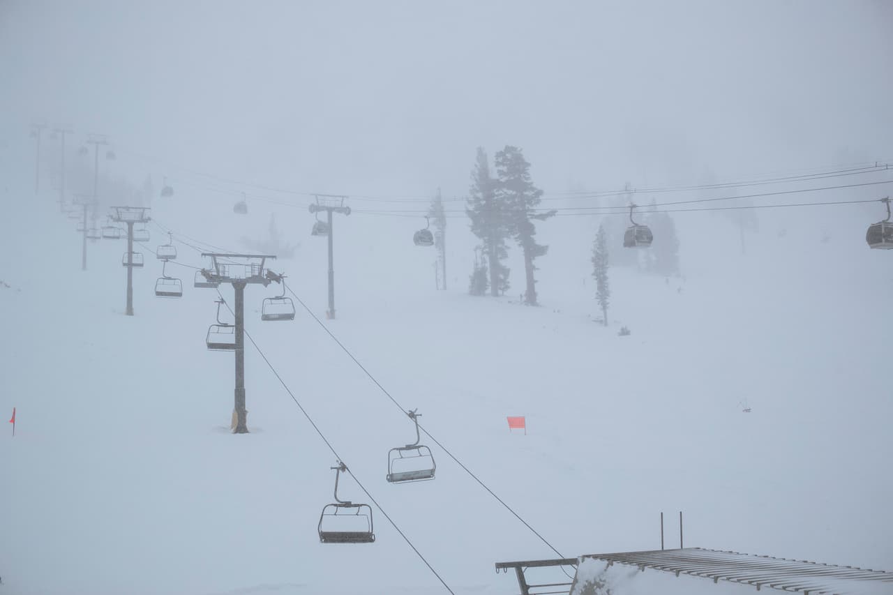 Y es que la tormenta afectó hasta la visibilidad de los visistantes.