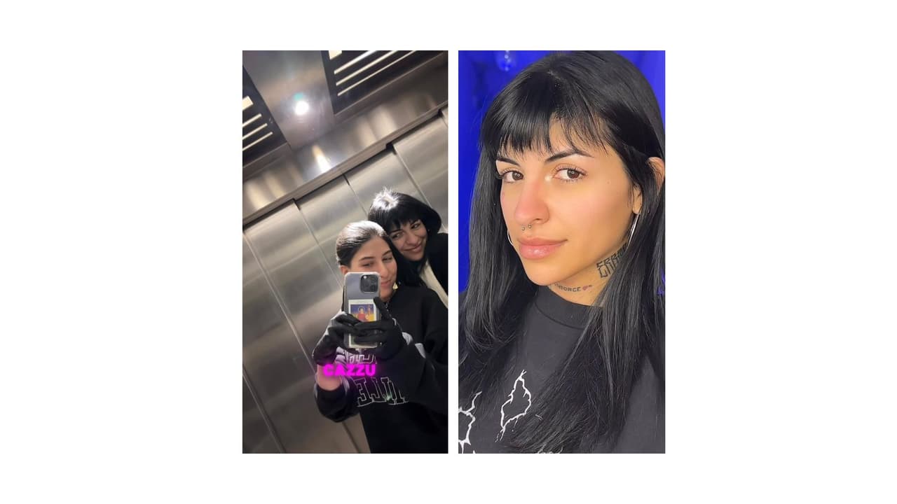 Así se ve Cazzu tras arreglitos en el rostro.