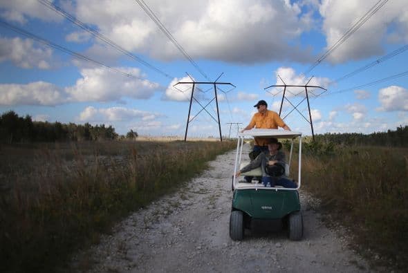 Pino detalló que el objetivo, sobre todo, es atraer la atención de la gente sobre el problema que supone este animal para el delicado ecosistema de los Everglades.