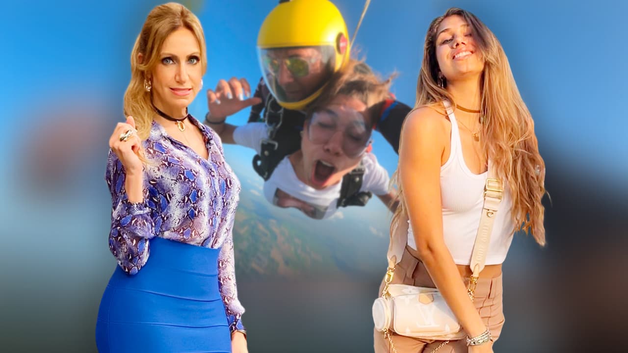“What?": la hija de Lili Estefan se lanza de un avión sin su permiso y La Flaca le “cancela” la fiesta de cumpleaños