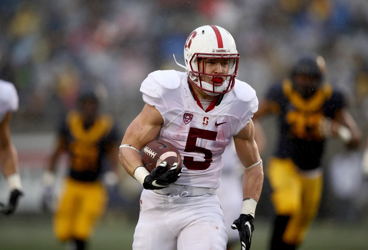 # 12 
<b>CHRISTIAN McCAFFREY</b> – RB | 
<i>Stanford</i>