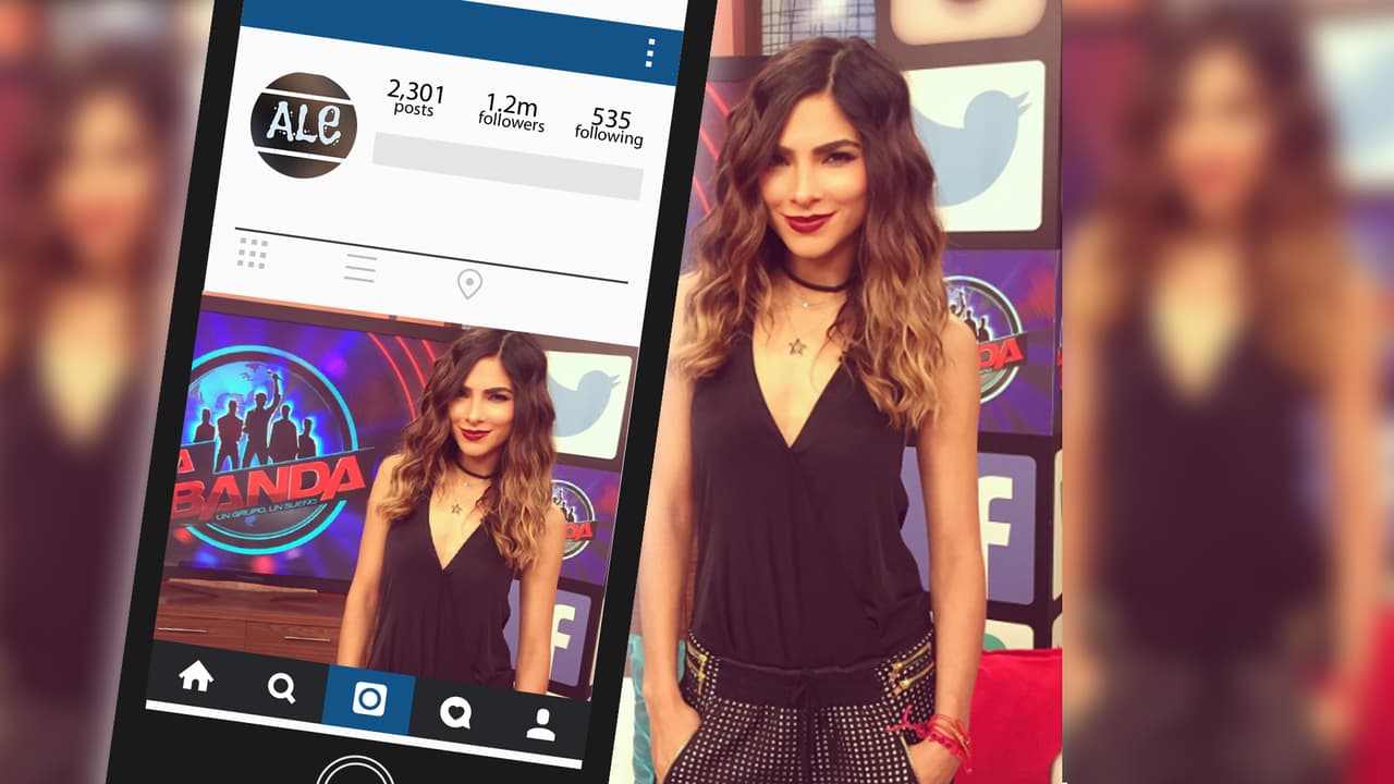 Además de su trabajo como host de La Banda, Ale está comprometida con apoyar a los participantes en este sueño y para eso cuenta con sus millones de seguidores en social media. Vota cada domingo para salvar a tu favorito.