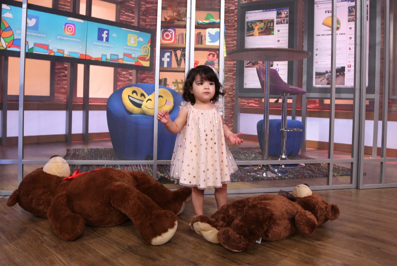 Giulietta visitó todos los rincones de Despierta América, antes de la presentación de #DAelReality Babies Edition.