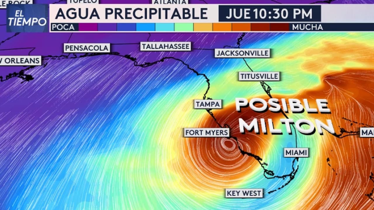 Las lluvias podrían intensificarse y formar el ciclón tropical Milton hacia el jueves.