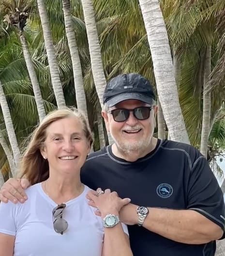 El conductor de El Gordo y la Flaca disfrutó además de un fabuloso fin de semana en la casa de Anamari Moreiras, la hermana de su esposa Mily De Molina.