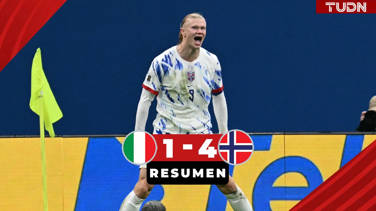 Resumen | Erling Haaland manda a Italia nuevamente al repechaje