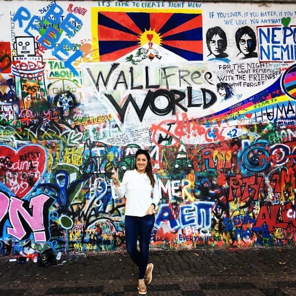 El Muro de John Lennon es uno de los rincones más pintorescos de Praga.