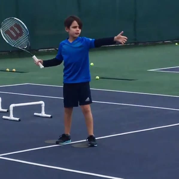 Heredó el gusto por el tenis de su padre.