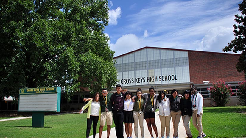 <a href="http://crosskeyshs.dekalb.k12.ga.us/">Cross Keys High School</a> en Atlanta.