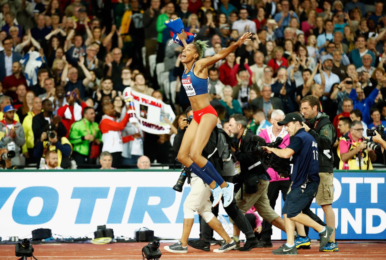 La venezolana Yulimar Rojas obtuvo plata en Río 2016, pero fue en 2017 donde estalló como la mejor del salto triple mundial y se confirmó como una reina mundial del atletismo con su belleza y talento.